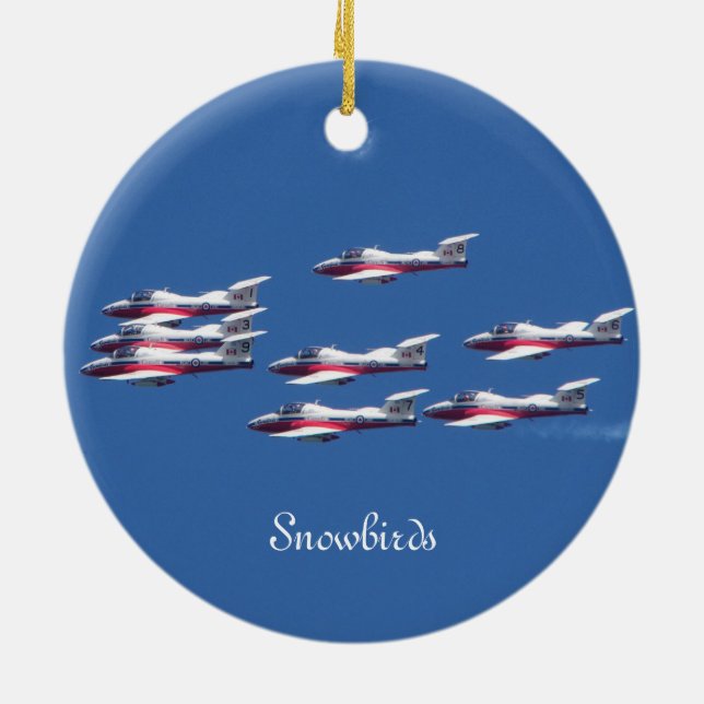 Snowbirds double sided ornament (Back)