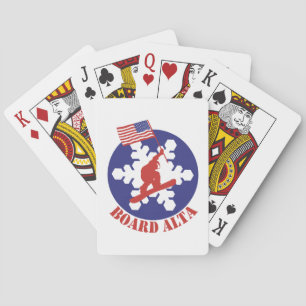Snowboard Alta Playing Cards