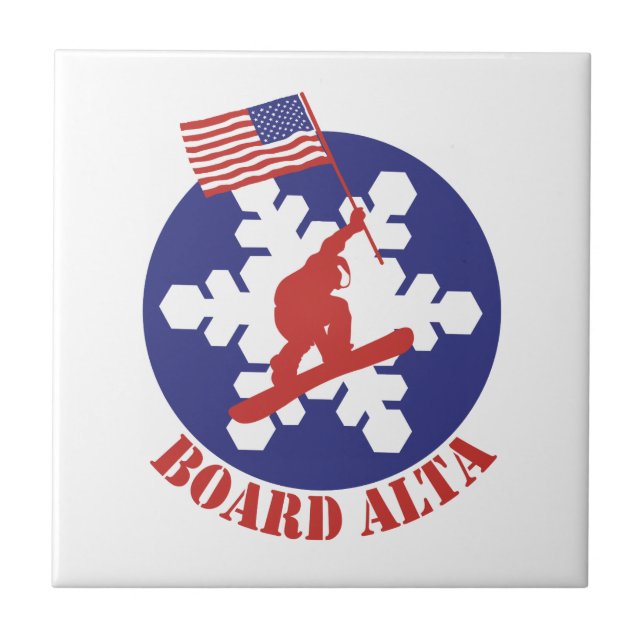 Snowboard Alta Tile (Front)