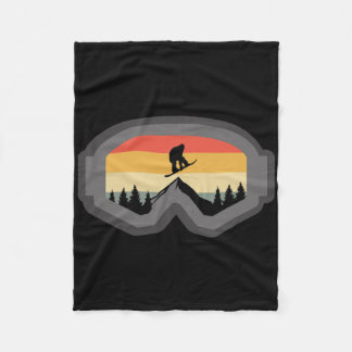 Snowboard Apparel - Snowboarding Snowboarder Snowb Fleece Blanket