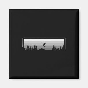 Snowboard Apparel - Snowboarding Snowboarder Snowb Magnet