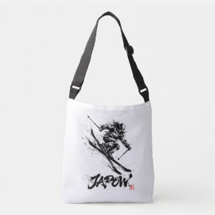 Snowboard Brush Art - Skier Women Crossbody Bag