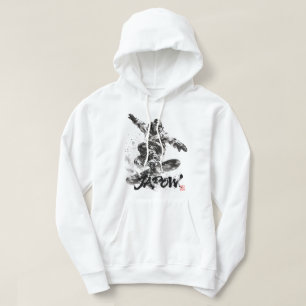 Snowboard Brush Art - Snowboarder Light Hoodie