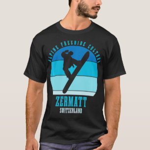 Snowboard Culture Zermatt Switzerland 1 T-Shirt