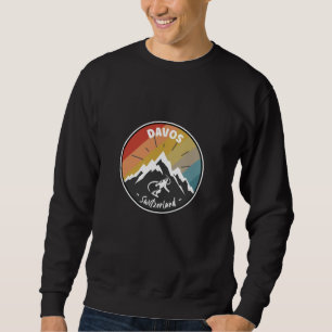 Snowboard Davos Switzerland Sweatshirt