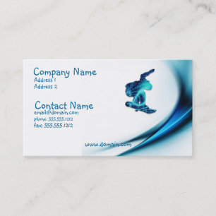 Snowboard Design Business Card