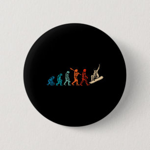 Snowboard Evolution Snowboarder Winter Snowboardin 6 Cm Round Badge