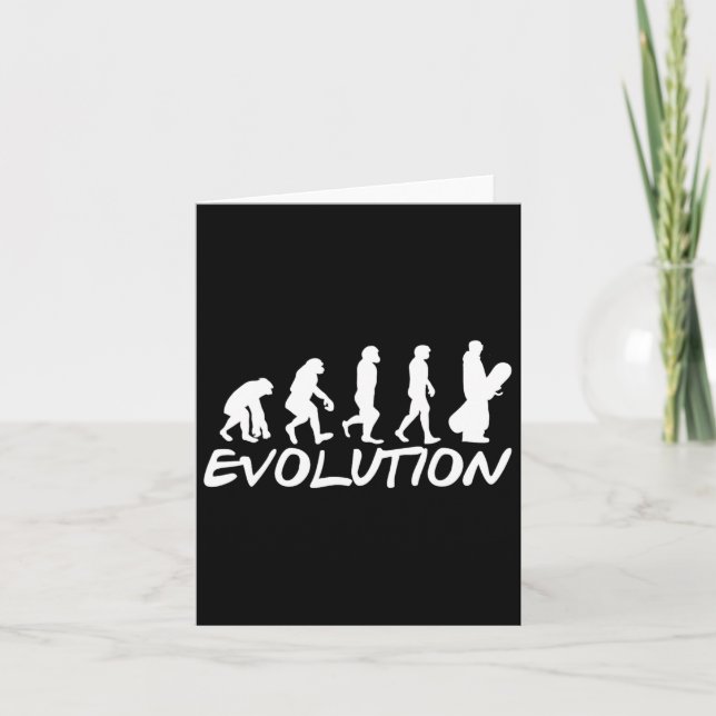 Snowboard Evolution Snowboarding  Card (Front)