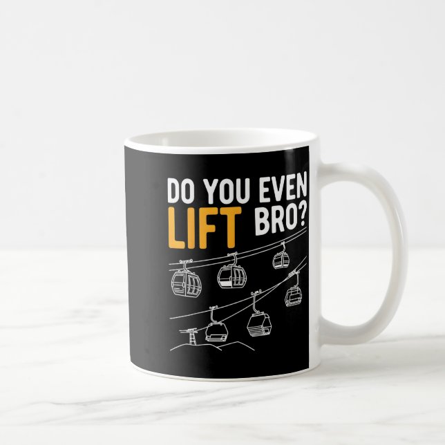 Snowboard funny skiing ski accessories men do even coffee mug (Right)