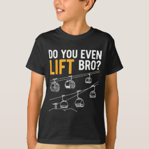 Snowboard funny skiing ski accessories men do even T-Shirt