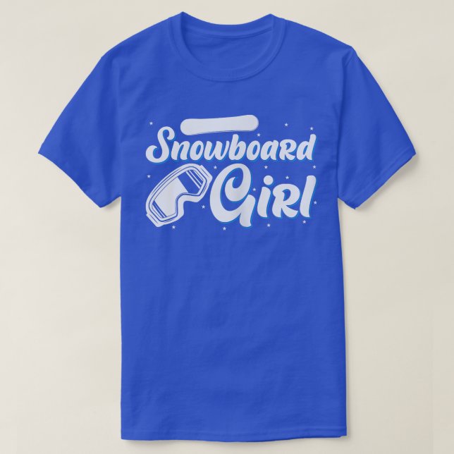 Snowboard Girl  T-Shirt (Design Front)