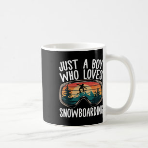 Snowboard Goggles Mountain Snowboarding Boys Men S Coffee Mug