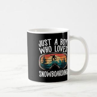 Snowboard Goggles Mountain Snowboarding Boys Men S Coffee Mug