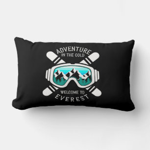 snowboard graphic lumbar cushion