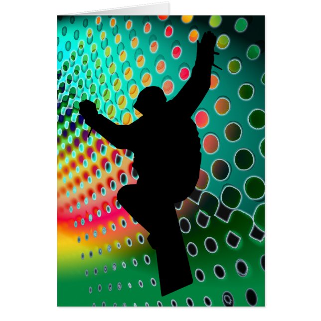 Snowboard in Cosmic Snowstorm (Front)