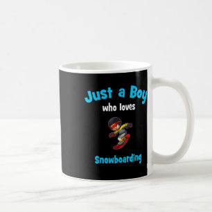 Snowboard Jersey For Boys Children's Snowboarding Coffee Mug