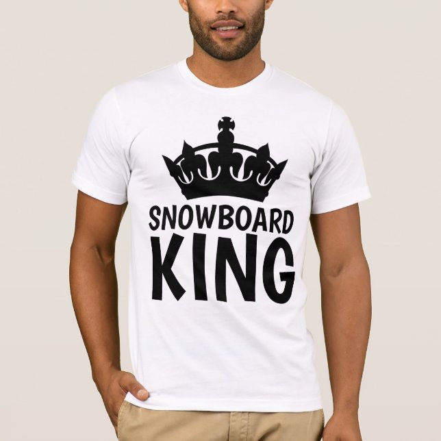 SNOWBOARD KING T-shirts (Front)