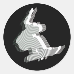 Snowboard Logo Design Stickers