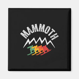 Snowboard Mammoth Lake Cool California Pro Snowboa Magnet