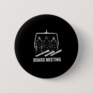 Snowboard Meeting Snowboarding Vacation Skiing 6 Cm Round Badge
