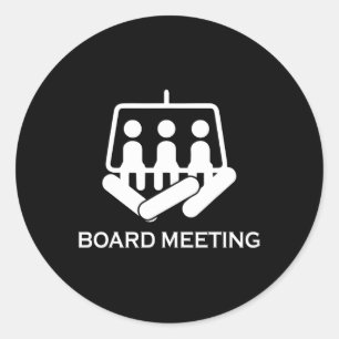 Snowboard Meeting Snowboarding Vacation Skiing  Classic Round Sticker