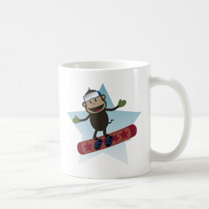 Snowboard Monkey Mug