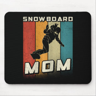 Snowboard Mum Snowboarding Mother Snowboarder Mum Mouse Pad