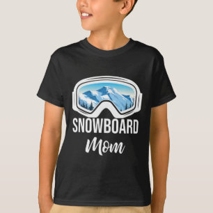 Snowboard Mum Winter Snowboarding Sport Ski Gift T-Shirt