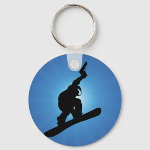 Snowboard Outlaw Key Ring