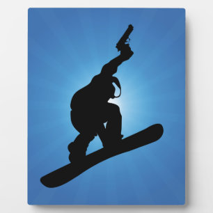 Snowboard Outlaw Plaque