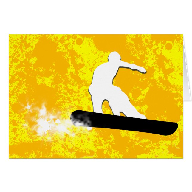 snowboard. powder trail. (Front Horizontal)