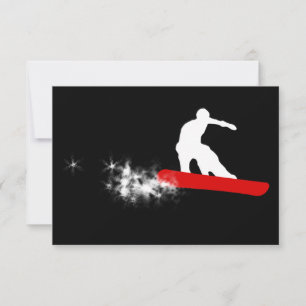 snowboard : powder trail invitation