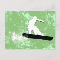 snowboard. powder trail.