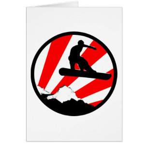 snowboard : red rays