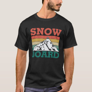 Snowboard Retro Snowboarding Vacation Skiing Snowb T-Shirt
