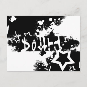 snowboard : scratched out postcard