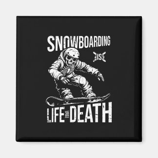Snowboard Skeleton Snowboarding - Winter Sports Sn Magnet