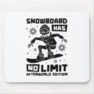 Snowboard Skeleton Winter Sports - Snowboarding Sn Mouse Pad