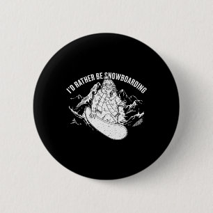 Snowboard Skiing Snowboarder Competitive Activity 6 Cm Round Badge