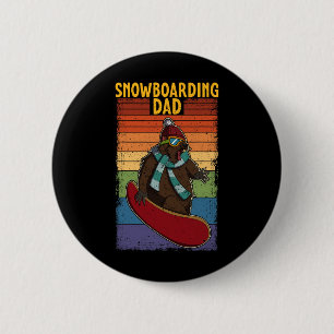 Snowboard Skiing Snowboarder Competitive Activity  6 Cm Round Badge