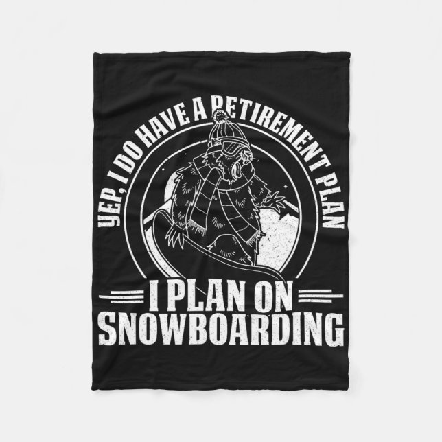 Snowboard Skiing Snowboarder Competitive Activity  Fleece Blanket (Front)