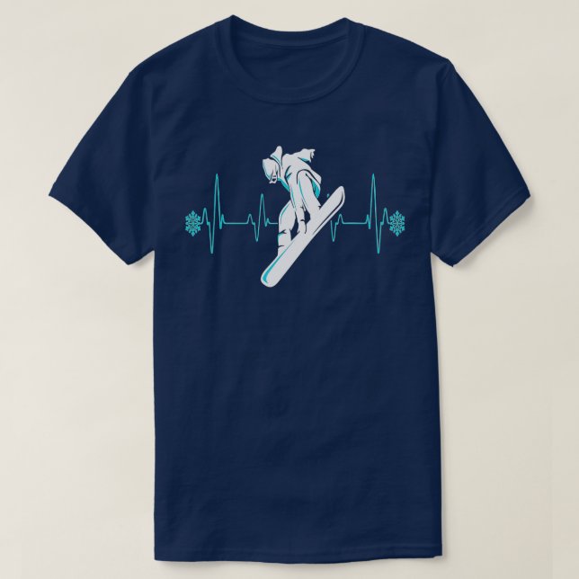Snowboard  - Snowboard Gift - Snowboarding  T-Shirt (Design Front)