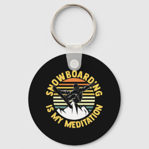Snowboard Snowboarder Snowboarding 2  Key Ring