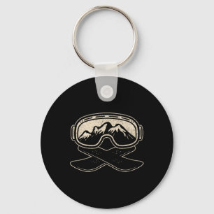 Snowboard Snowboarder Snowboarding Freestyle Mount Key Ring