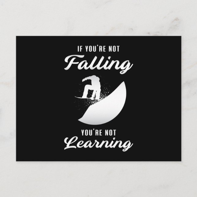 Snowboard Snowboarding Snow Snowboarder Funny Gift Postcard (Front)