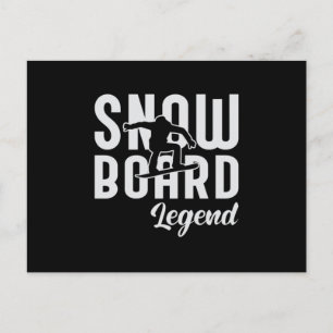 Snowboard Snowboarding Snowboarder Snow Funny Gift Postcard
