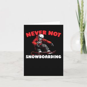 Snowboard Snowboarding - Winter Sports Snowboarder Card
