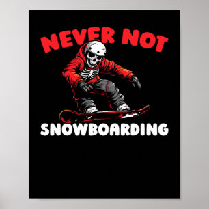 Snowboard Snowboarding - Winter Sports Snowboarder Poster