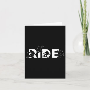 Snowboard Stuff Snowboarding Gifts Men Women Kids Card