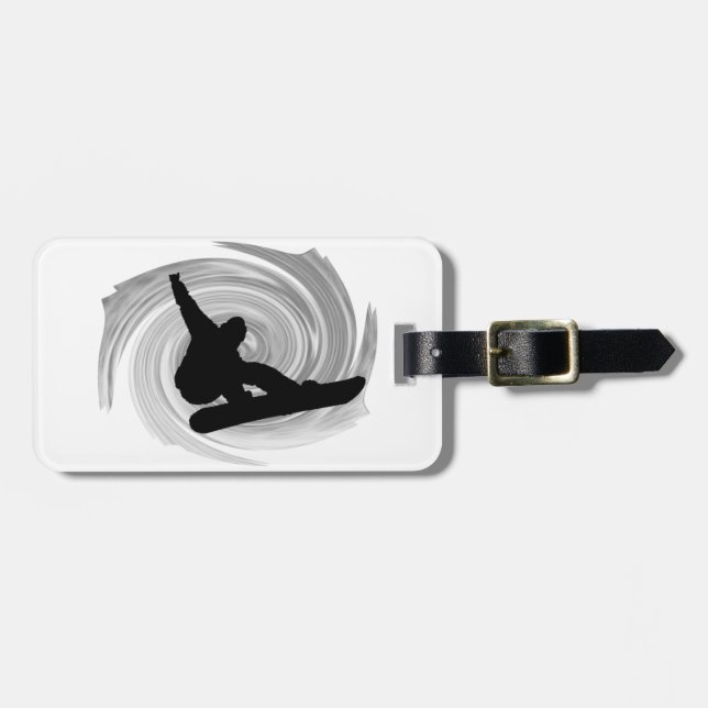 SNOWBOARD THE HAZE LUGGAGE TAG (Front Horizontal)